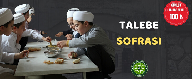 Talebe Sofrası / Scholars’ Dining Table ($ Dolar)